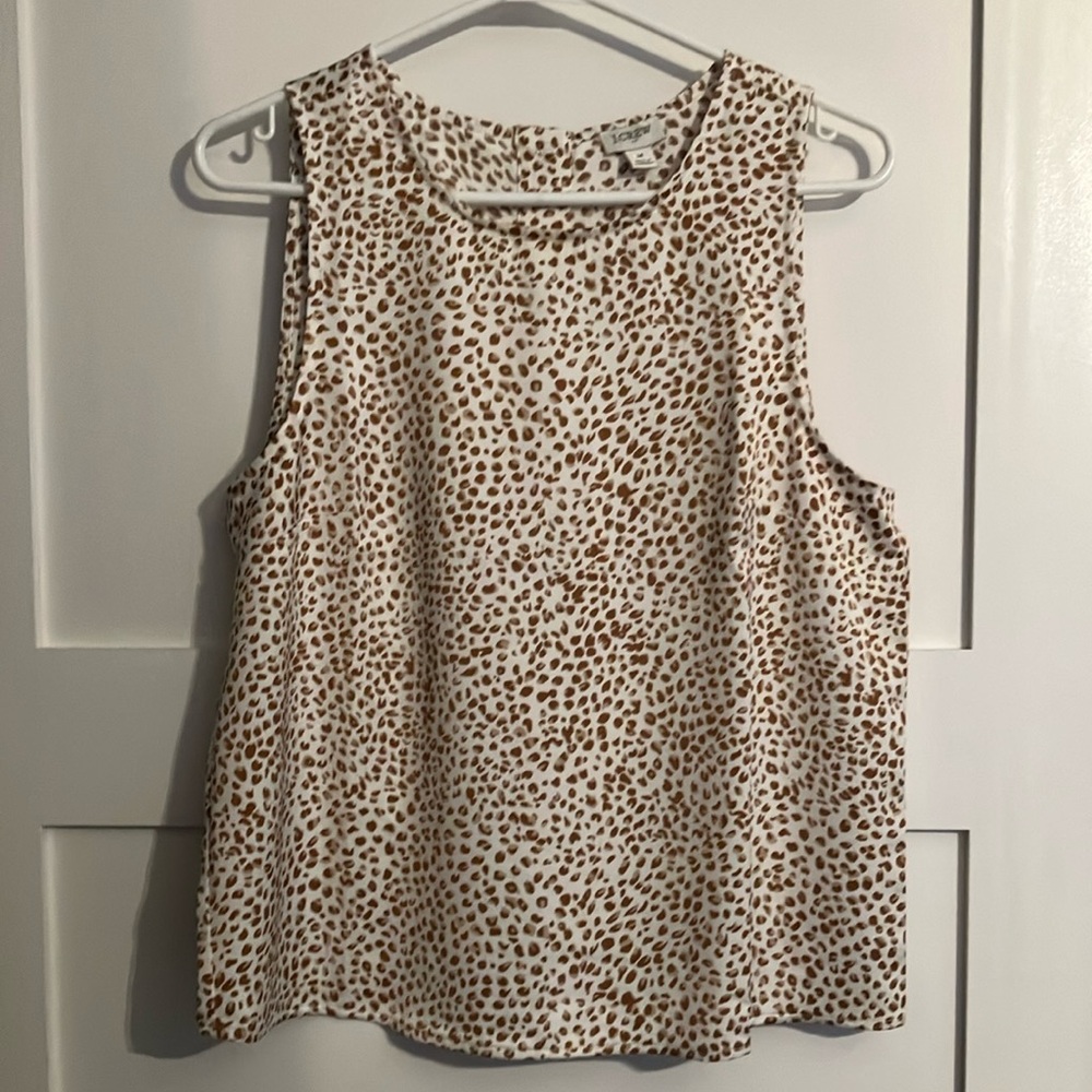 J. Crew Tan Sleeveless Boxy Tank Top